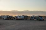 Acampamento de traillers no Death Valley National Park, na Califórinia - EUA